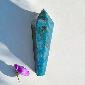 Apatite Crystal‎ Meditation Wand (#6)